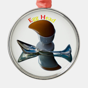 Egg Head Quirky Designs Metal Tree Decoration