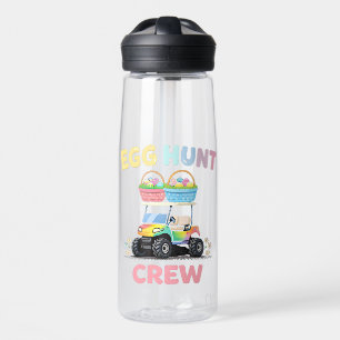 Egg Hunt Crew Family Easter Fun Water Bottle