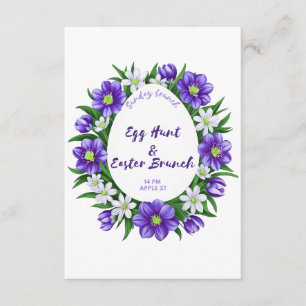 Egg hunt, Easter Brunch invitation