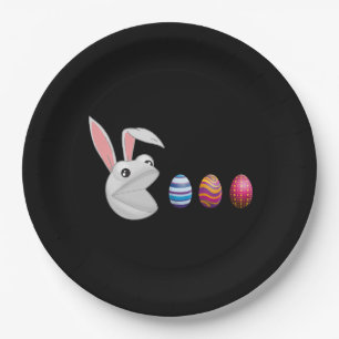 Egg Hunt Easter Bunny Paper Plate