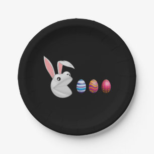 Egg Hunt Easter Bunny Paper Plate