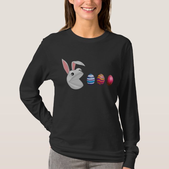 Egg Hunt Easter Bunny T-Shirt (Front)