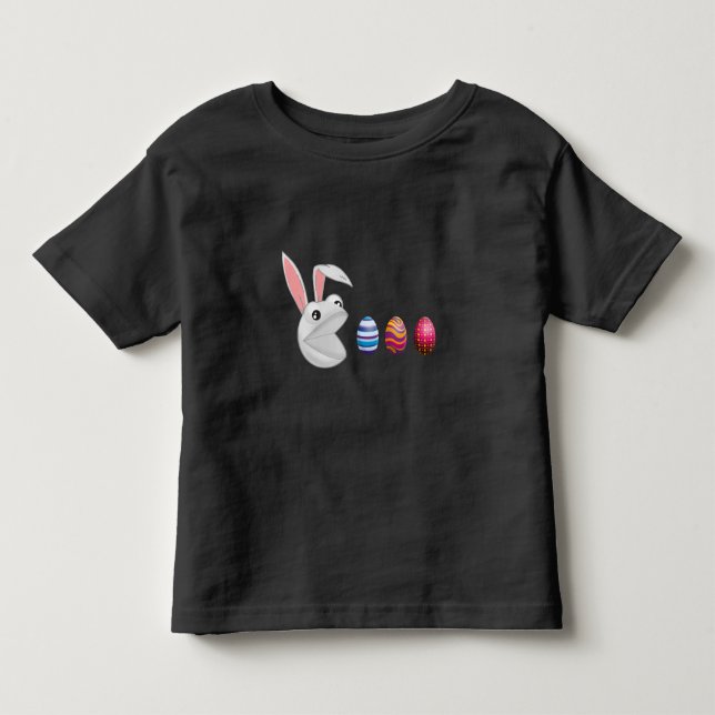 Egg Hunt Easter Bunny Toddler T-Shirt (Front)
