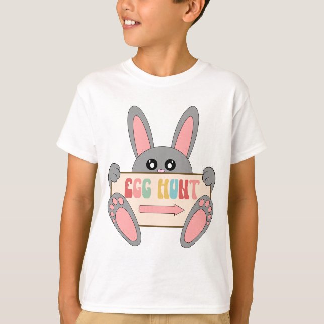 Egg Hunt - Easter  T-Shirt (Front)