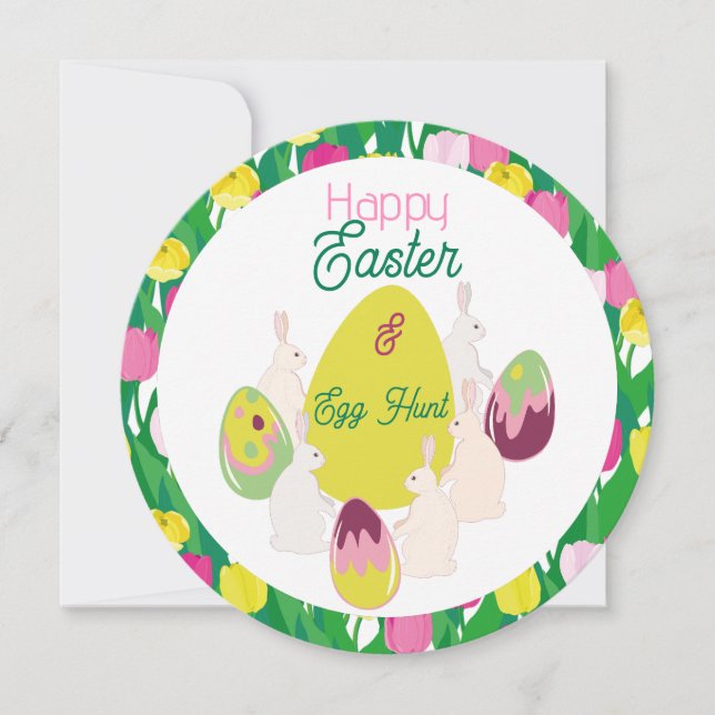 Egg hunt. Invitation (Front)
