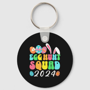 Egg Hunt Squad 2024 Easter Egg Hunting Crew Matchi Key Ring