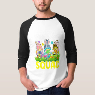 Egg Hunt Squad Gnomes Easter Day Bunny 4 T-Shirt