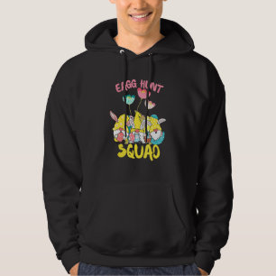 Egg Hunt Squad Gnomes Easter Day Bunny Funny Cute Hoodie