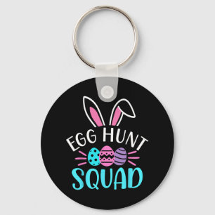 Egg Hunt Squad Shirt Hunting Season Funny Easter D Key Ring