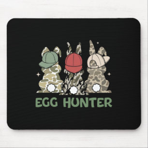 Egg Hunter Bunny Rabbit Hunting Easter Day Toddler Mouse Pad