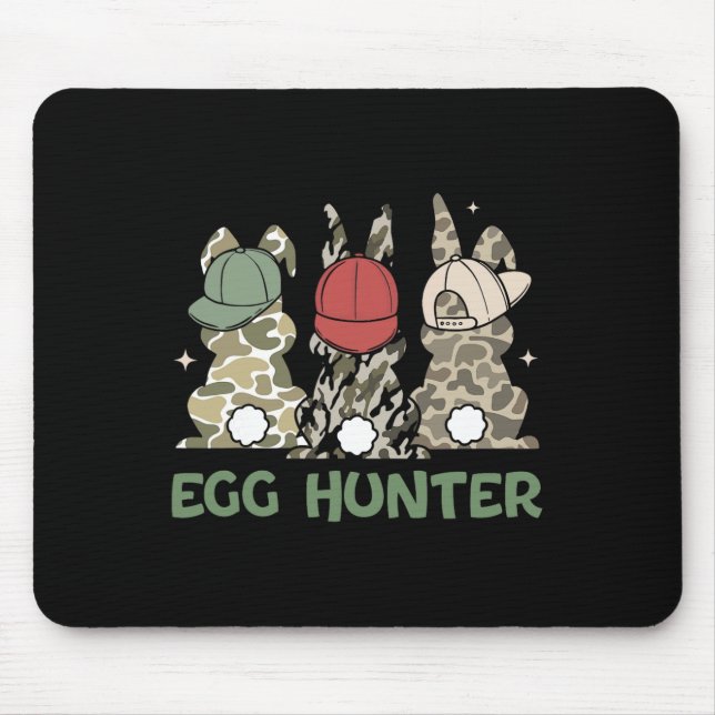 Egg Hunter Bunny Rabbit Hunting Easter Day Toddler Mouse Pad (Front)