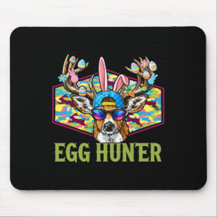 Egg Hunter Camo Deer Buck Easter Hunting Boys Girl Mouse Pad