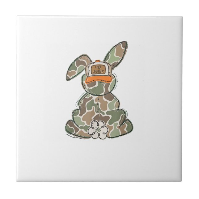 Egg Hunter Camo Easter Toddler Easter Day Camo Eas Tile (Front)