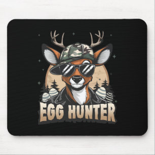 Egg Hunter Deer Buck Backward Cap Deer Hunting Eas Mouse Pad
