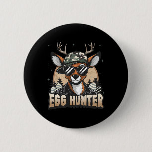 Egg Hunter Deer Buck Byckward Cap Deer Hunting Eas 6 Cm Round Badge