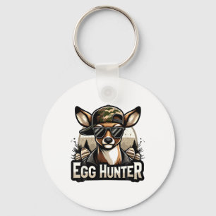 Egg Hunter Deer Buck Byckward Cap Deer Hunting Eas Key Ring