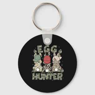 Egg Hunter Deer Buck Camo Cap Deer Hunting Easter  Key Ring