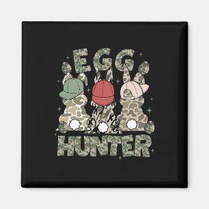 Egg Hunter Deer Buck Camo Cap Deer Hunting Easter Magnet