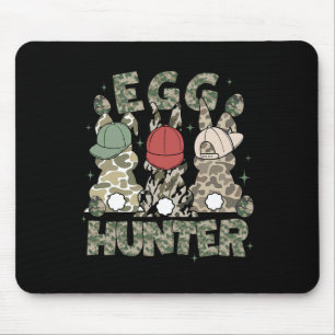 Egg Hunter Deer Buck Camo Cap Deer Hunting Easter  Mouse Pad