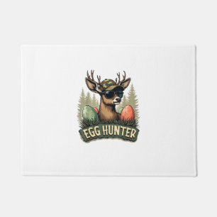 Egg Hunter Deer Buck Happy Easter Day Eggs Boys Ki Doormat