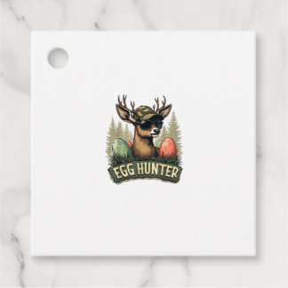 Egg Hunter Deer Buck Happy Easter Day Eggs Boys Ki Favour Tags