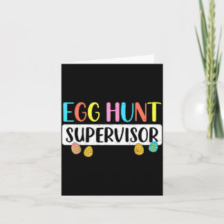 Egg Hunting Squad Funny for Kids Boy Girl Men Card