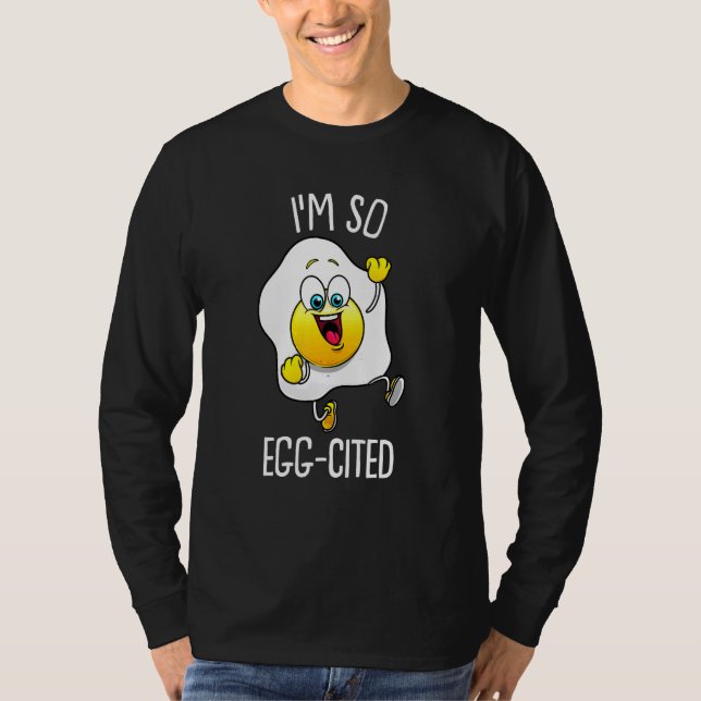 Egg Kids Men Women Cool Fried Egg Food Pun T-Shirt (Front)
