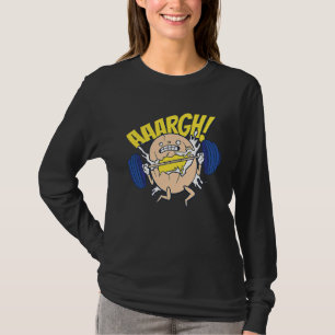 egg lifting weights for gym goers motivational T-Shirt