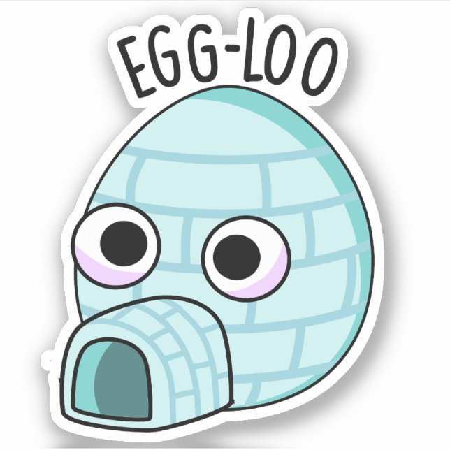 Egg-loo Funny Egg Pun  (Front)