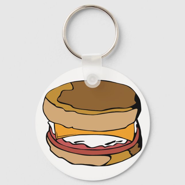 Egg muffin key ring (Front)
