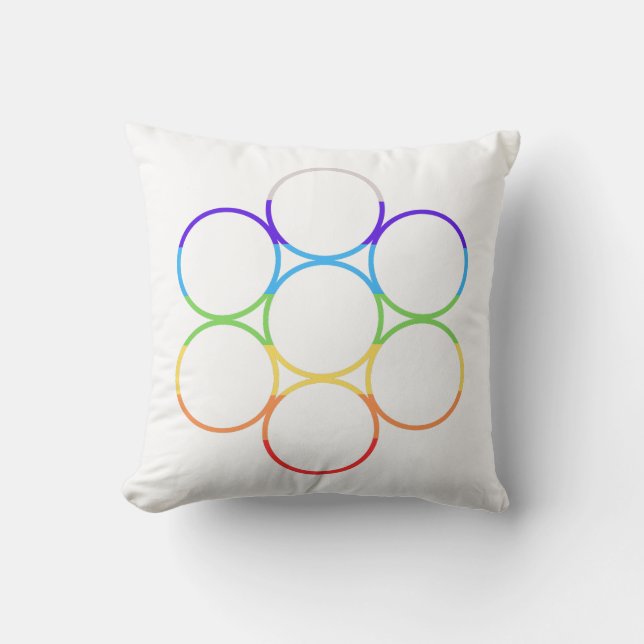 Egg of Life Chakra Cushion (Front)