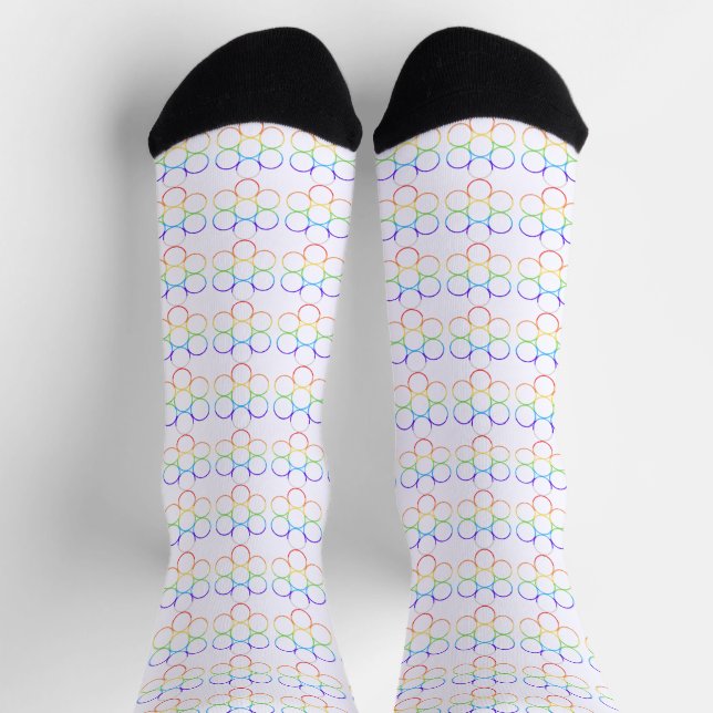 Egg of Life Womens Crew Socks (Top)
