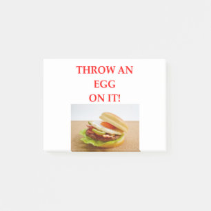EGG POST-IT NOTES