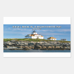 Egg Rock Lighthouse, Bar Harbour Maine Stickers
