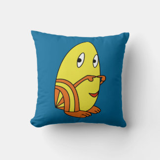 Egg shaped kawaii cute cartoon character pillows