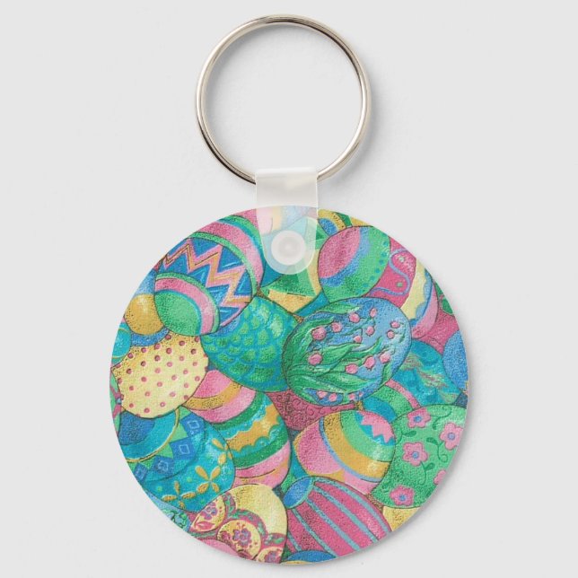 Egg-stavaganza Key Ring (Front)