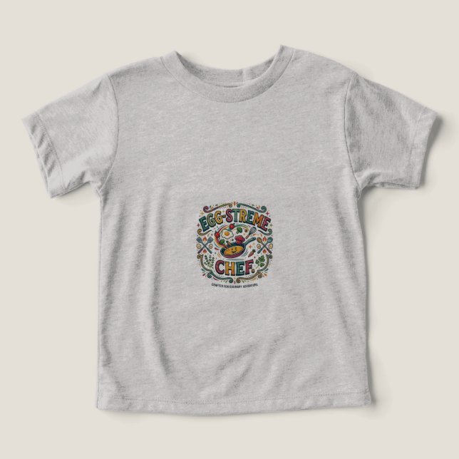 Egg-streme Chef. T-Shirt (Design Front)
