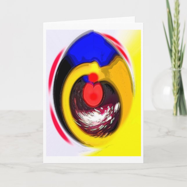 Egg surprise holiday card (Front)