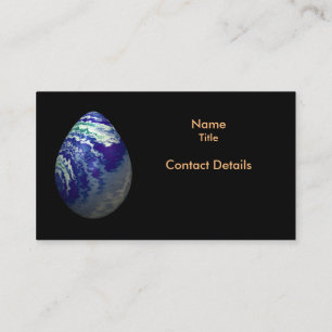 Egg with Clouds Business Card