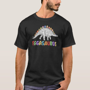 Eggasaurus Stegosaurus Egg Dinosaur Happy Easter D T-Shirt