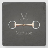 Eggbutt Snaffle Bit Monogrammed Equestrian