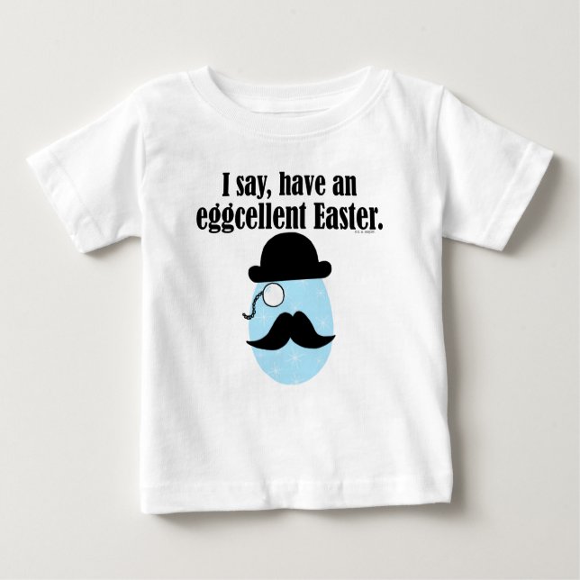Eggcellent Easter Baby T-Shirt (Front)