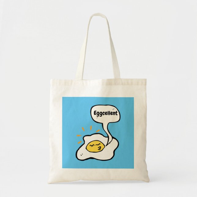 Eggcellent Sunny Side Up Tote Bag (Front)