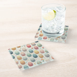 Eggcentric Glass Coaster
