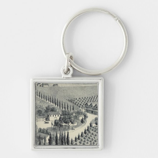 Eggers Vineyard, Fresno Key Ring (Front)
