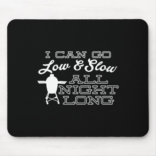 Egghead Funny Bbq Kamado Smoker Grilling Pitmaster Mouse Pad (Front)