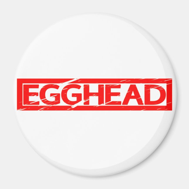 Egghead Stamp Magnet (Front)