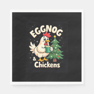 Eggnog & Chickens Napkin