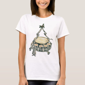 Eggnog in a Vintage Christmas Tree Punch Bowl T-Shirt