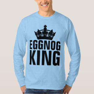 EGGNOG KING, Funny Men's Christmas T-Shirts